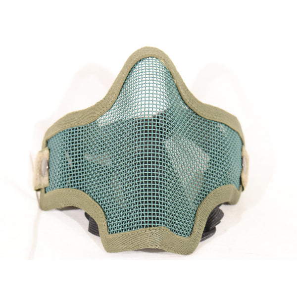 【中古即納】[MIL] ノーブランド スチールメッシュマスク OD(オリーブドラブ)(20150223)