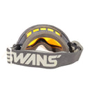 【中古即納】[MIL] ノーブランド SWANSタイプ スノーゴーグル オレンジレンズ BK(ブラック/黒) (ジャンク品)(20150223)