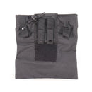 【中古即納】[MIL] ノーブランド フォールディングダンプポーチ BK(ブラック/黒)(20150223)