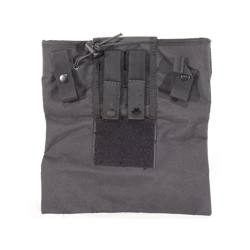 【中古即納】[MIL] ノーブランド フォールディングダンプポーチ BK(ブラック/黒)(20150223)