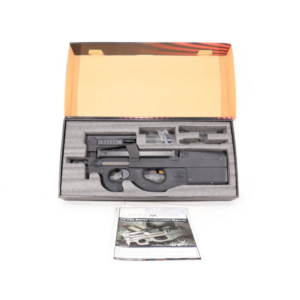 【中古即納】[MIL] KingArms(キングアームズ) 電動サブマシンガン FN P90 タクティカル MOSFET搭載Ver. BK(ブラック/黒)(KA-AG-93-BK) (18歳以上専用)(20150223)