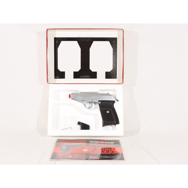 【中古即納】[MIL] KSC ガスブローバック P230SL ステンレスシルバー ABS (18歳以上専用)(20150223)