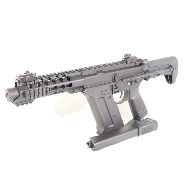 【中古即納】[MIL] KSC 電動サブマシンガン STRAC(ストラック) TEG コンパクト (カスタム品) (18歳以上専用)(20190801)
