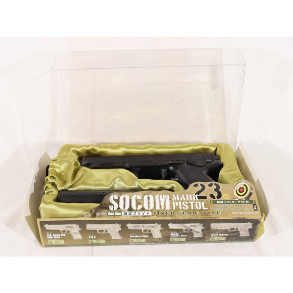 【中古即納】[MIL] SIIS(エスツーエス) 固定スライドガスガン MK-23 SOCOM PISTOL(ソーコムピストル) ABS(NO-06) (カスタム品) (18歳以上専用)(20161130)