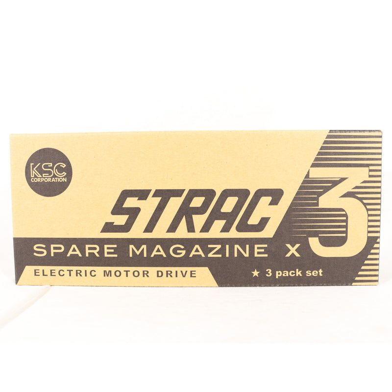 【中古即納】[MIL] KSC STRAC 120連マガジン×3パック(20190801)