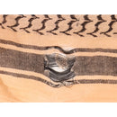 【中古即納】[MIL] ノーブランド シュマグ アフガンストール ブラウン/ブラック(100×95cm)(20150223)