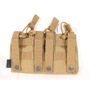 【中古即納】[MIL] ONETIGRIS(ワンティグリス) M4/M16 オープントップ トリプルマガジンポーチ CB(コヨーテブラウン)(20150223)