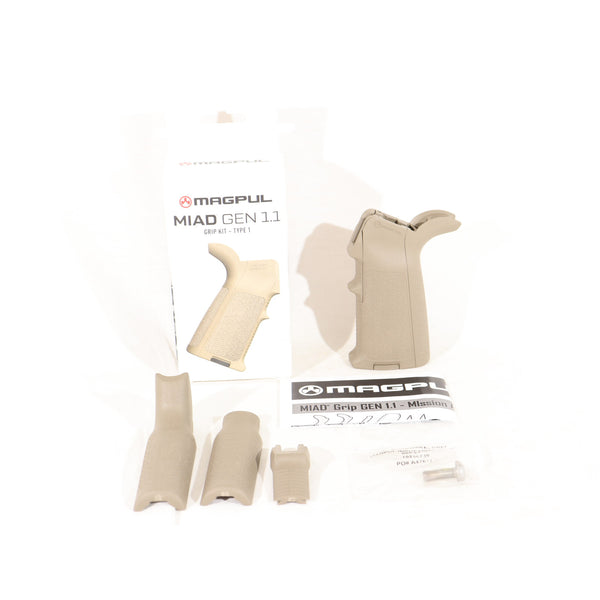 【中古即納】[MIL] MAGPUL INDUSTRIES(マグプルインダストリーズ) MIAD GEN1.1 グリップキット タイプ1 FDE(フラットダークアース)(MPIMAG520FDE)(20210306)