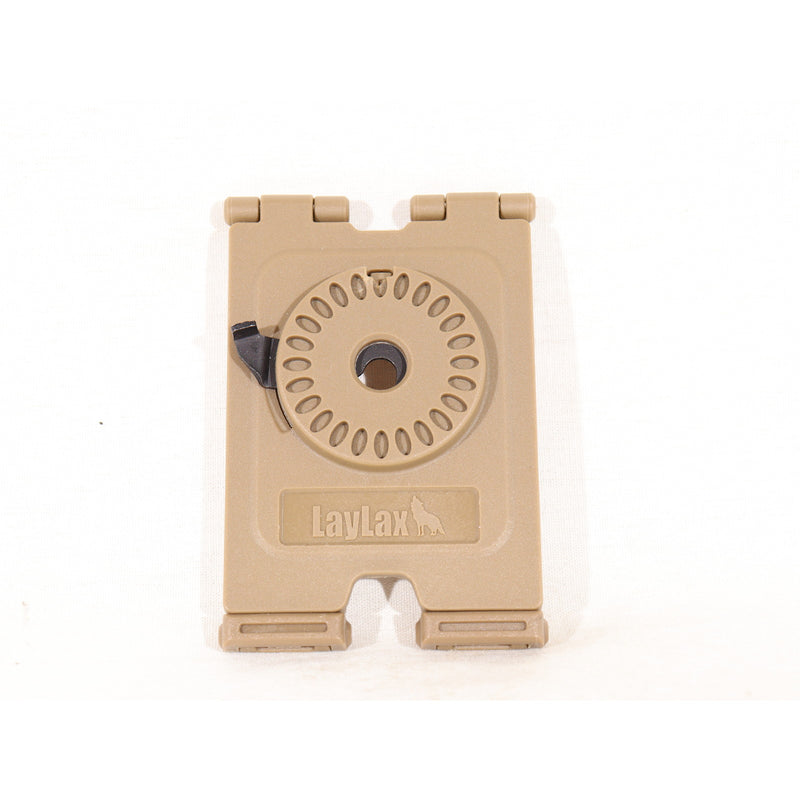 【中古即納】[MIL] LayLax(ライラクス) BATTLE STYLE(バトルスタイル) CQCホルスターアタッチメント MOLLEプラットフォーム TAN(タンカラー)(20200925)