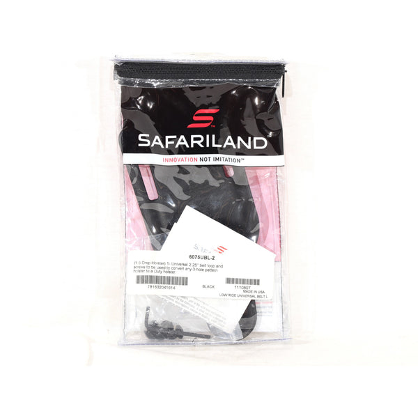 【中古即納】[MIL] SAFARILAND(サファリランド) ユニバーサルベルトループ ローライド BK(ブラック/黒)(6075UBL-2)(20150223)