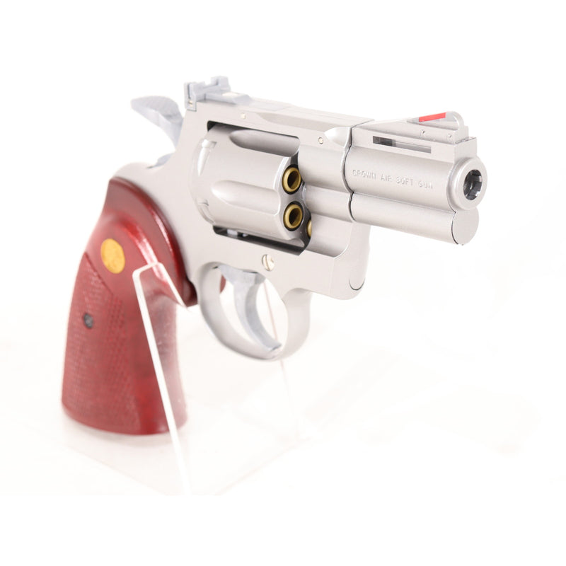 【中古即納】[MIL] クラウンモデル ホップアップエアリボルバー コルトパイソン.357マグナム 2.5インチ シルバー(No.13706) (10歳以上専用)(20061103)