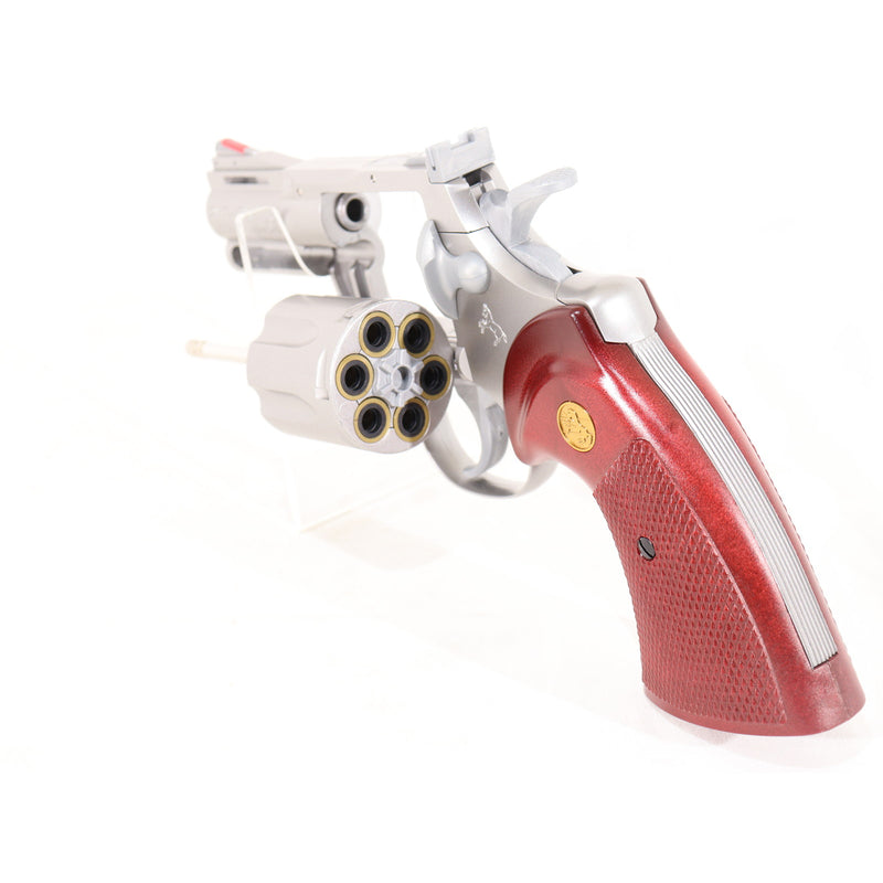 【中古即納】[MIL] クラウンモデル ホップアップエアリボルバー コルトパイソン.357マグナム 2.5インチ シルバー(No.13706) (10歳以上専用)(20061103)