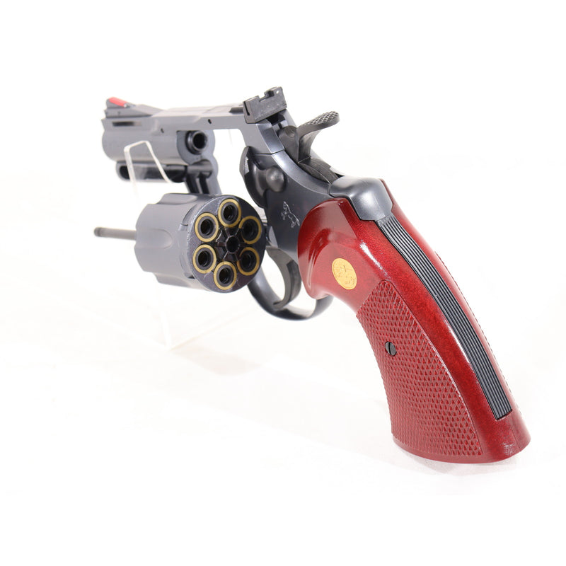【中古即納】[MIL] クラウンモデル ホップアップエアリボルバー コルトパイソン.357マグナム 2.5インチ ブラック(No.13705) (10歳以上専用)(20241228)
