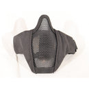 【中古即納】[MIL] ノーブランド ハーフメッシュマスク BK(ブラック/黒)(20150223)