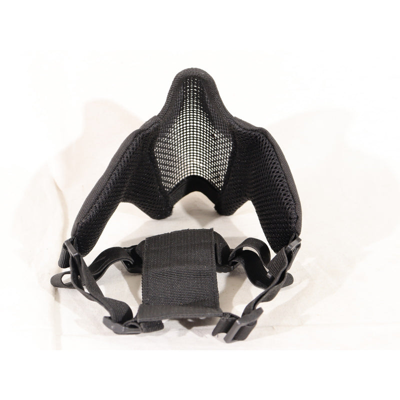 【中古即納】[MIL] ノーブランド ハーフメッシュマスク BK(ブラック/黒)(20150223)