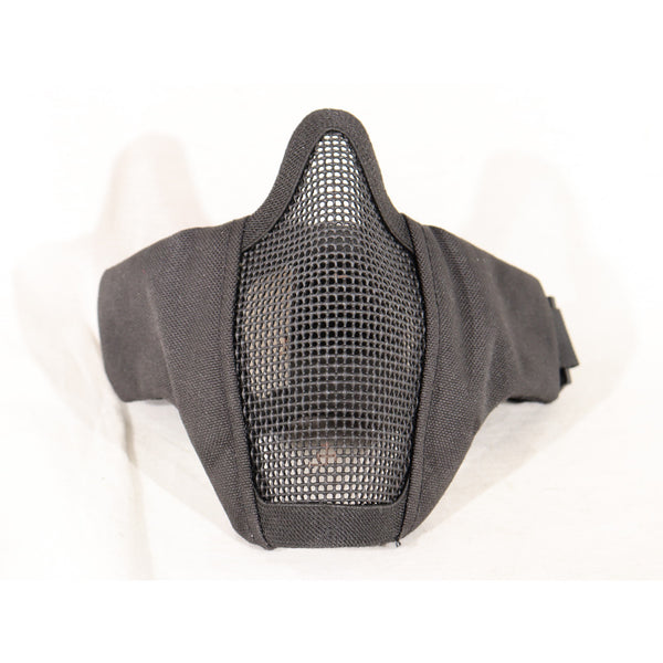 【中古即納】[MIL] ノーブランド ハーフメッシュマスク BK(ブラック/黒)(20150223)