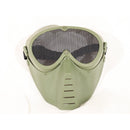 【中古即納】[MIL] WoSporT アビエイターマスク スチールメッシュ OD(オリーブドラブ)(20150223)