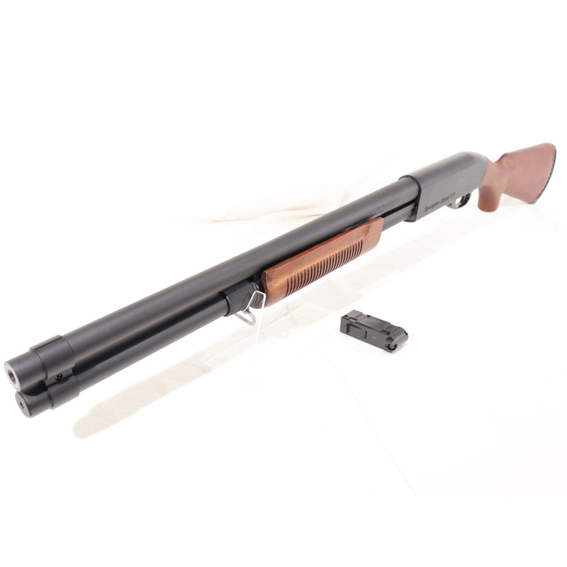 【中古即納】[MIL] S&T エアショットガン M870 ロング リアルウッド Remington刻印(ST-SPG-06-S) (18歳以上専用)(20150223)