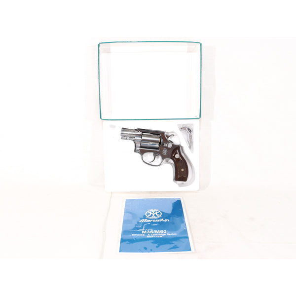 【中古即納】[MIL] マルシン工業 ガスリボルバー M60 2インチ シルバーABS 木目調プラサービスグリップ (18歳以上専用)(20250330)