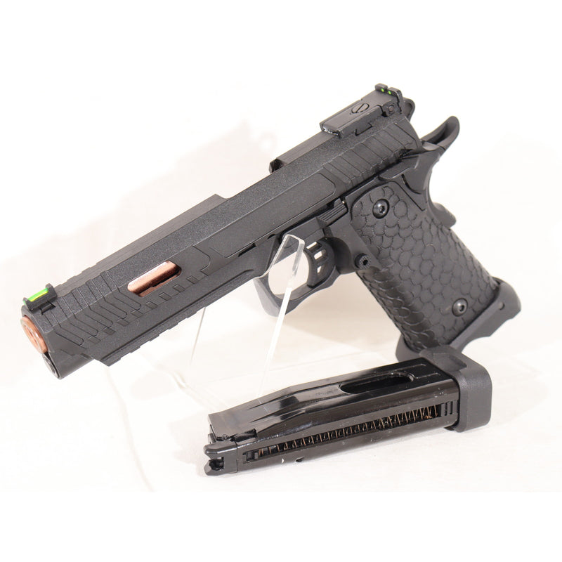 【中古即納】[MIL] BATON airsoft(バトンエアソフト) CO2ガスブローバック BS-COMBAT MASTER(コンバットマスター) CO2GBB【JASG認定】 (18歳以上専用)(20220421)