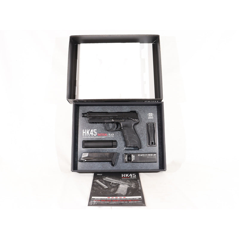 【中古即納】[MIL] 東京マルイ ガスブローバック HK45 タクティカル BK(ブラック/黒) (18歳以上専用)(20190906)