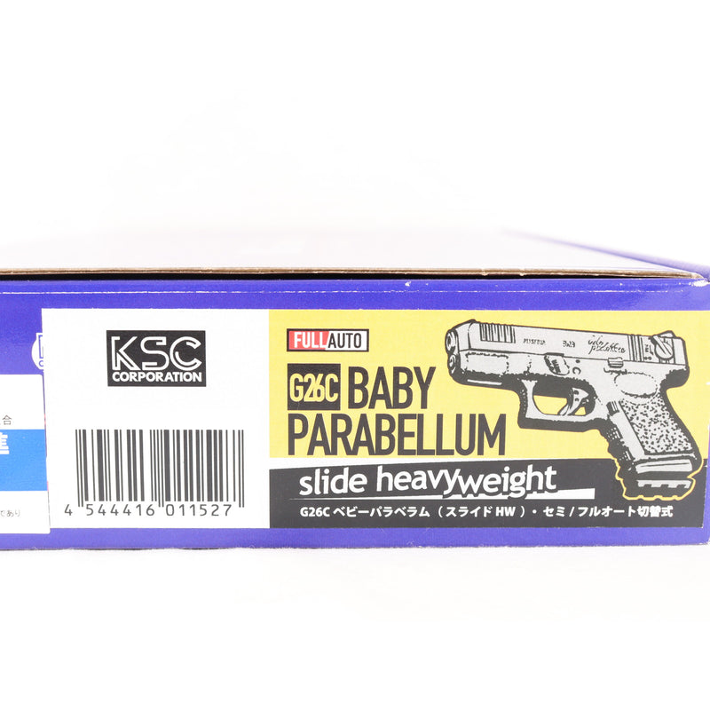 【中古即納】[MIL] KSC 限定生産品 ガスブローバック G26C ベビーパラベラム スライドHW(ヘビーウェイト) (18歳以上専用)(20220922)