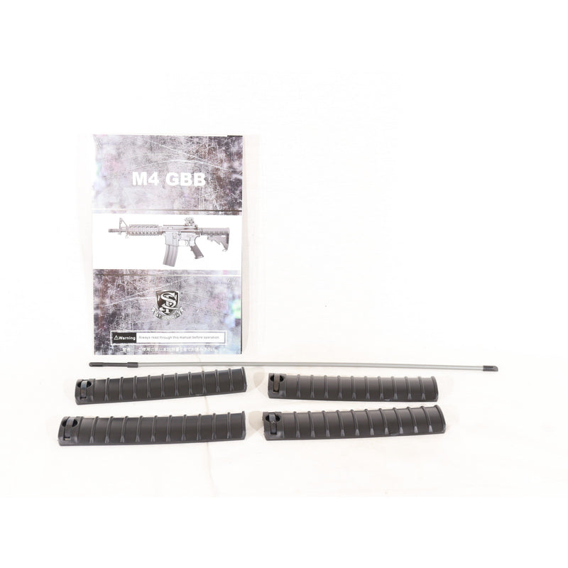 【中古即納】[MIL] S&T ガスブローバックライフル M4 CQB-R スポーツライン BK(ブラック/黒)(ST-GBB-06-BK) (18歳以上専用)(20150223)