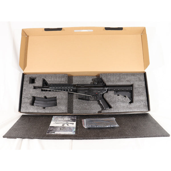 【中古即納】[MIL] S&T ガスブローバックライフル M4 CQB-R スポーツライン BK(ブラック/黒)(ST-GBB-06-BK) (18歳以上専用)(20150223)