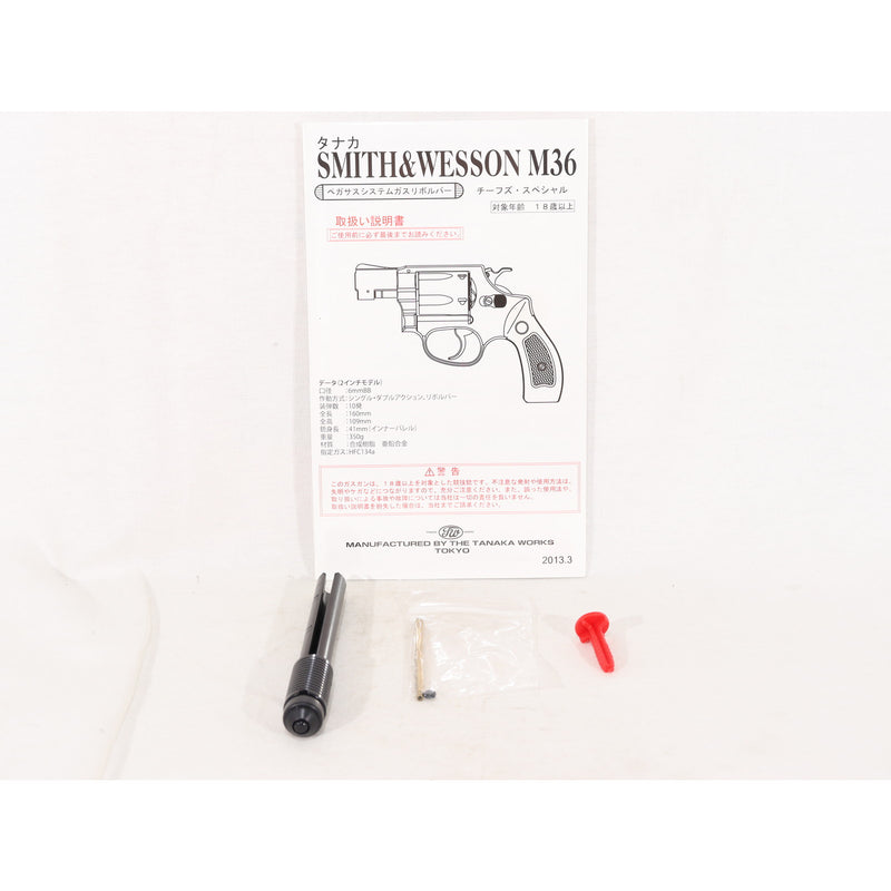 【中古即納】[MIL] タナカワークス ガスリボルバー S&W(スミスアンドウェッソン) M442 センチニアル エアーウェイト J-Police 2インチ HW(ヘビーウェイト) (18歳以上専用)(20180114)