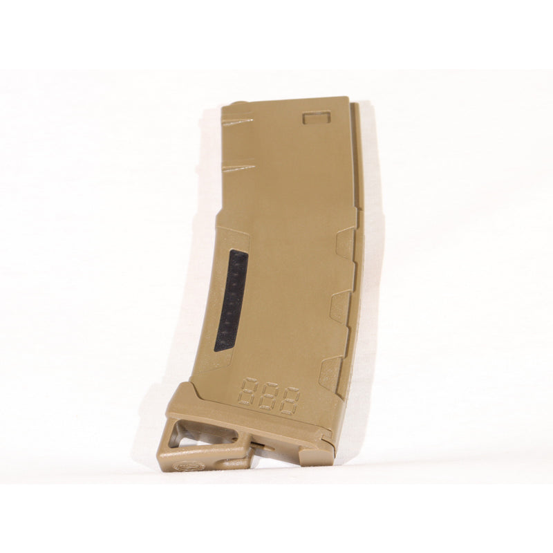 【中古即納】[MIL] Lancer Tactical(ランサータクティカル) M4シリーズ用 130連 ミッドキャップマガジン TAN(タン)(20150223)