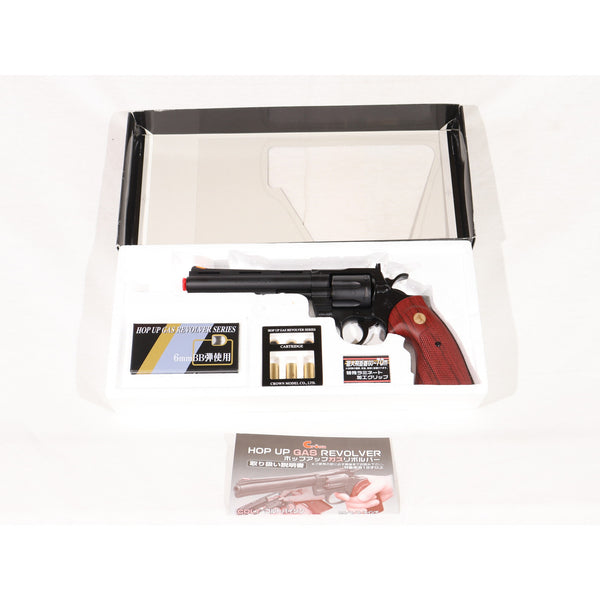 【中古即納】[MIL] クラウンモデル ガスリボルバー コルトパイソン.357マグナム 6インチ (18歳以上専用)(20090128)