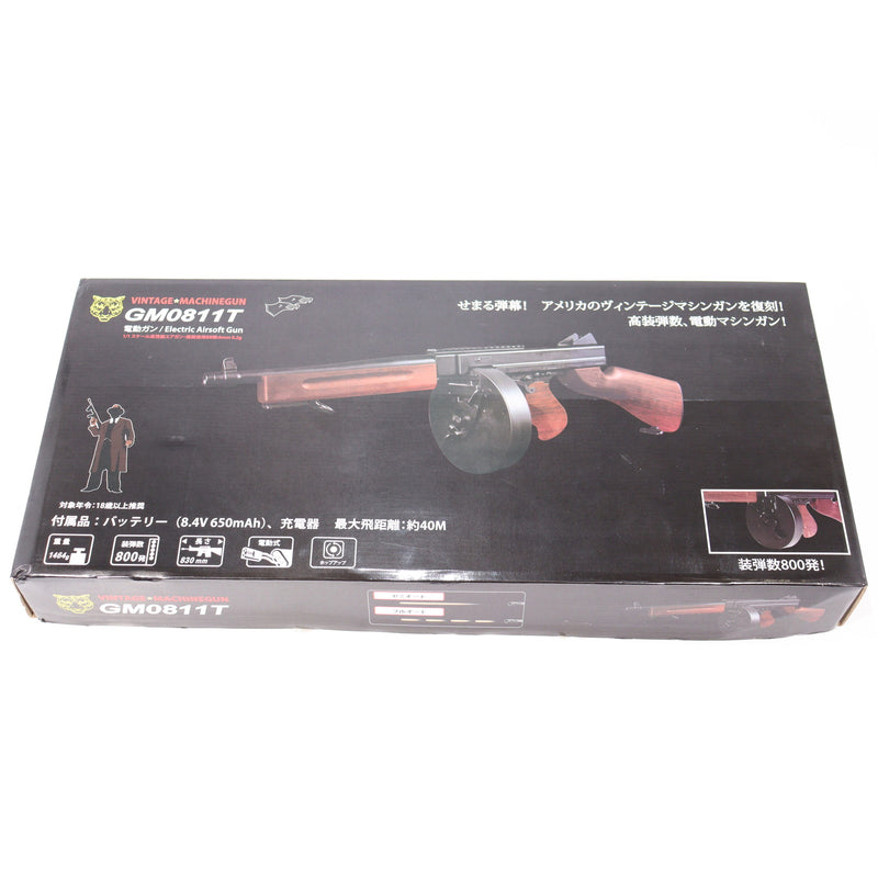 【中古即納】[MIL] DOUBLE EAGLE(ダブルイーグル) 電動マシンガン トンプソンM1A1 フェイクウッド(GM0811T) (18歳以上専用)(20150223)