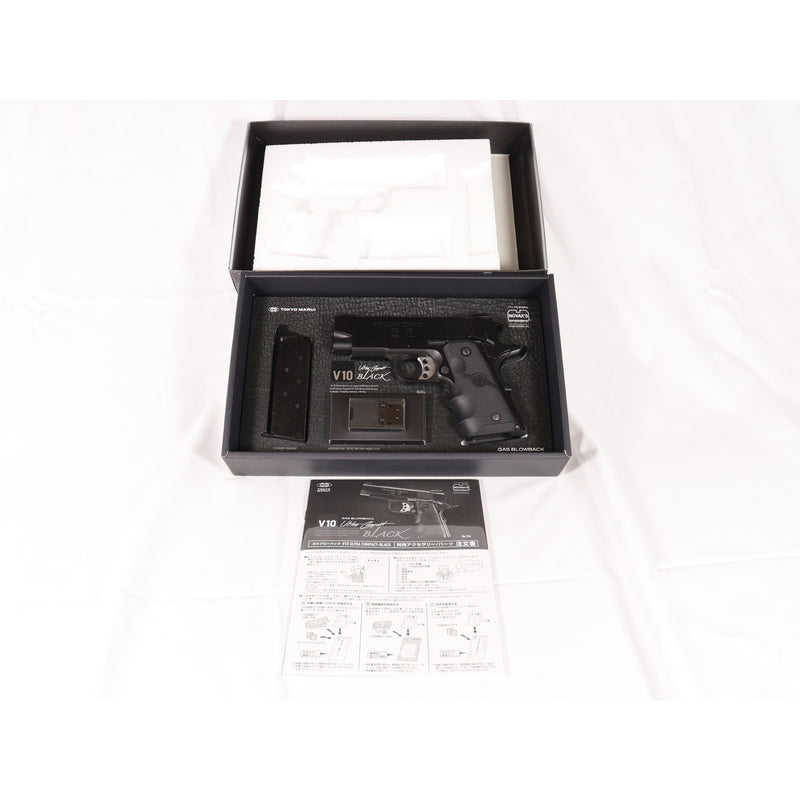 【中古即納】[MIL] 東京マルイ ガスブローバック V10ウルトラコンパクト ブラック (18歳以上専用)(20210427)
