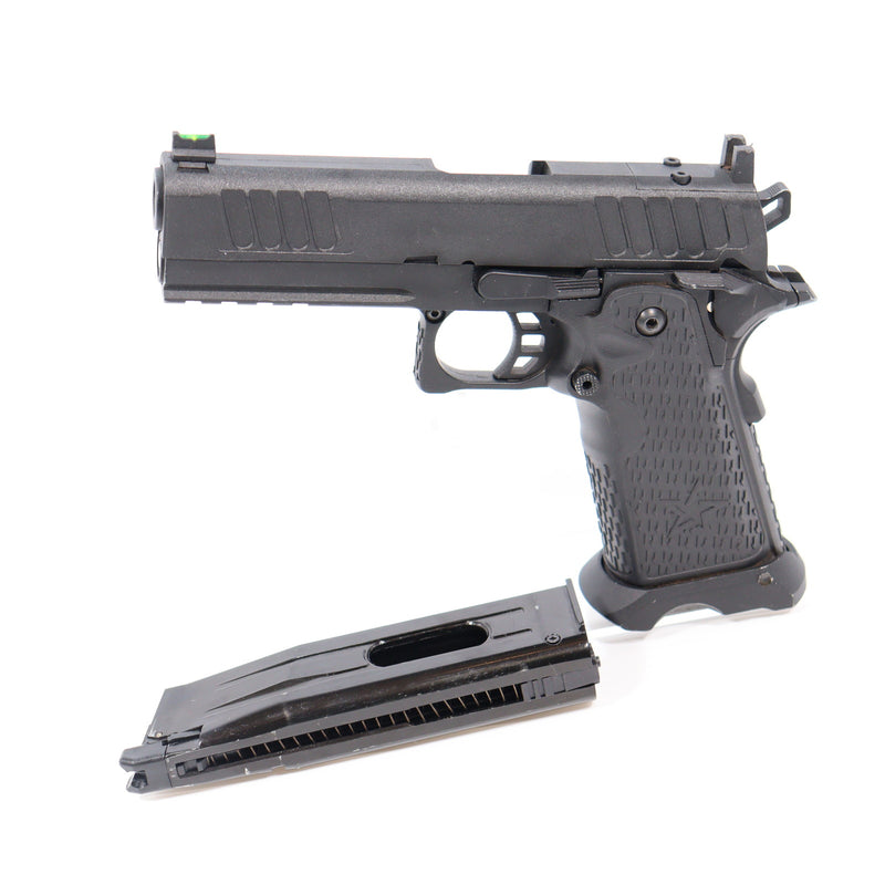 【中古即納】[MIL] BATON airsoft(バトンエアソフト) CO2ガスブローバック BS-STACCATO【JASG認定】 セカンドロット改良版(BS-STACCATO) (18歳以上専用)(20221013)