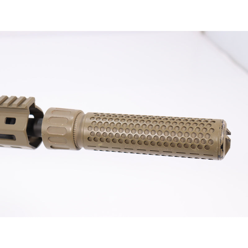 【中古即納】[MIL] ARROW DYNAMIC(アローダイナミック) 電動アサルトライフル SR-16 E3 カービン MOD2 M-LOK DE(ダークアース) (カスタム品) (18歳以上専用)(20150223)