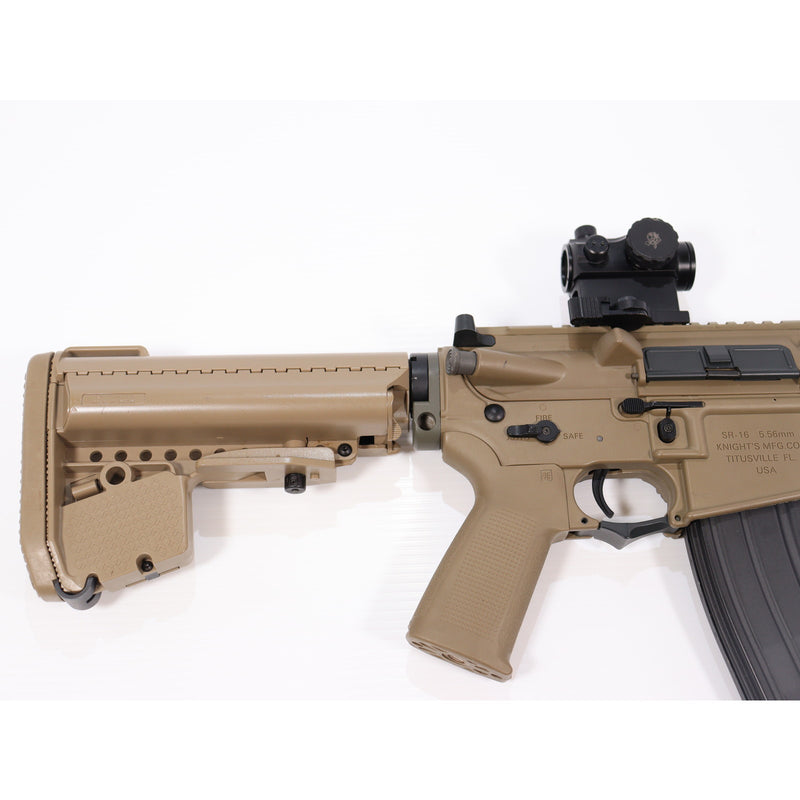 【中古即納】[MIL] ARROW DYNAMIC(アローダイナミック) 電動アサルトライフル SR-16 E3 カービン MOD2 M-LOK DE(ダークアース) (カスタム品) (18歳以上専用)(20150223)