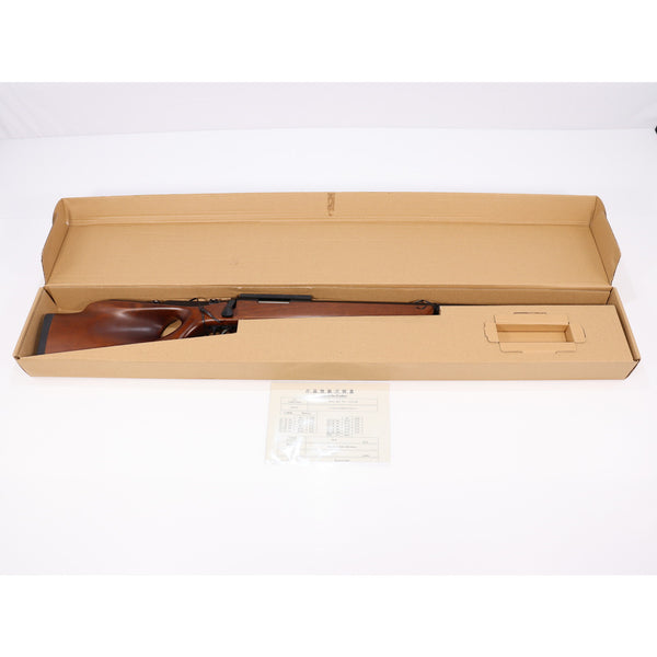 【中古即納】[MIL] DOUBLE BELL(ダブルベル) エアコッキングライフル ボルトアクション サムホールカスタムストック リアルウッド(20150223)