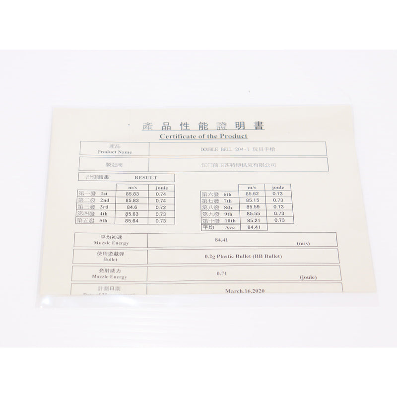 【中古即納】[MIL] DOUBLE BELL(ダブルベル) エアコッキングライフル ボルトアクション サムホールカスタムストック リアルウッド(20150223)
