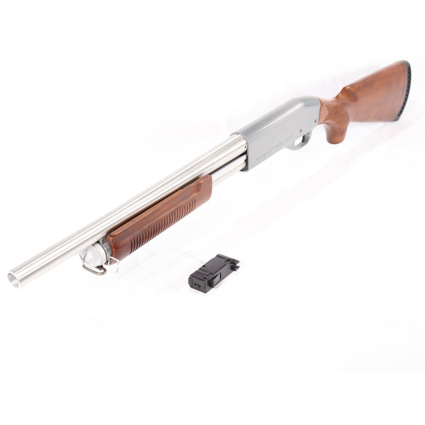 【中古即納】[MIL] S&T エアショットガン M870 ミディアム リアルウッド SV Remington刻印(STSPG07SVS) (18歳以上専用)(20150223)