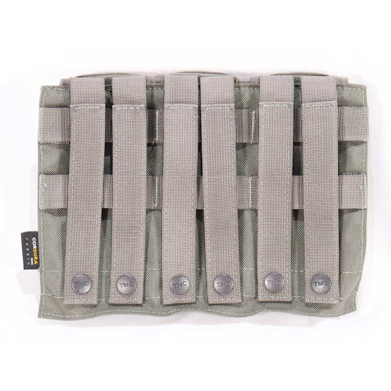 【中古即納】[MIL] TMC AVSタイプ M4 トリプルマガジンポーチ WG(20150223)