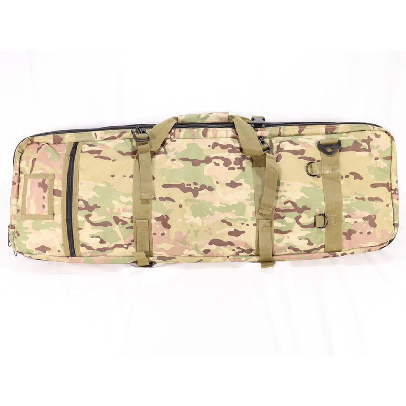【中古即納】[MIL] SHENKEL(シェンケル) ダブルガンケース ハンドガンスペース付 MC(マルチカム)(85×27cm/22×21cm)(20150223)