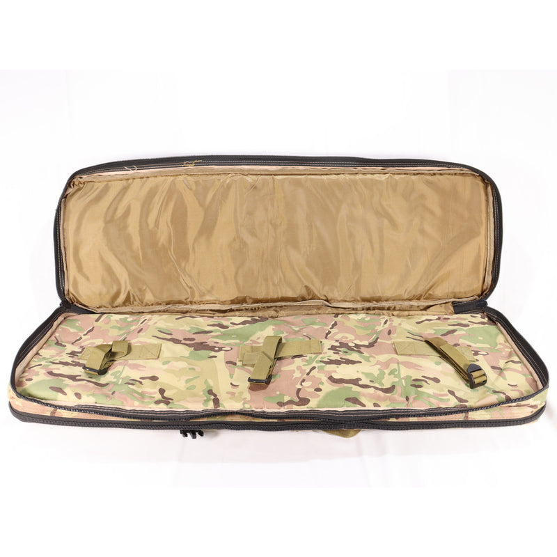 【中古即納】[MIL] SHENKEL(シェンケル) ダブルガンケース ハンドガンスペース付 MC(マルチカム)(85×27cm/22×21cm)(20150223)