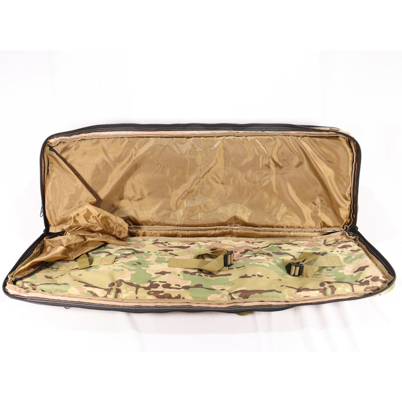 【中古即納】[MIL] SHENKEL(シェンケル) ダブルガンケース ハンドガンスペース付 MC(マルチカム)(85×27cm/22×21cm)(20150223)