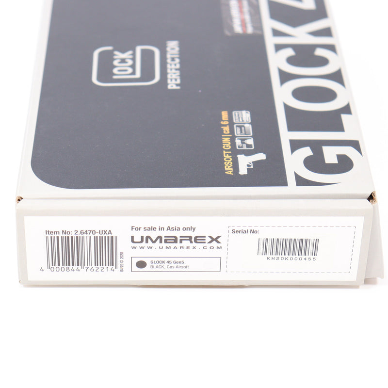 【中古即納】[MIL] UMAREX(ウマレックス) ガスブローバック G45 Gen.5 (JPver.)(UM3J-G45-BK01) (18歳以上専用)(20200806)
