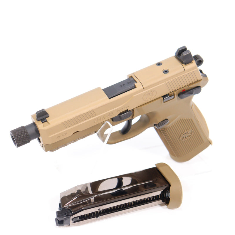 【中古即納】[MIL] cybergun(サイバーガン) ガスブローバック FN FNX-45 タクティカル FDE フラットダークアース(FNX-45-FDE) (18歳以上専用)(20110731)