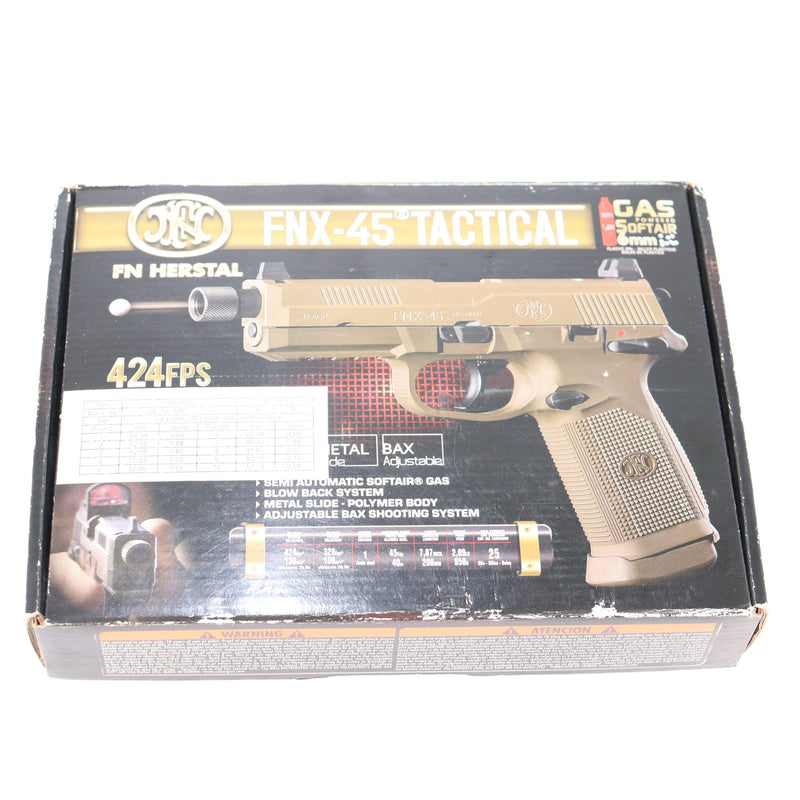 【中古即納】[MIL] cybergun(サイバーガン) ガスブローバック FN FNX-45 タクティカル FDE フラットダークアース(FNX-45-FDE) (18歳以上専用)(20110731)