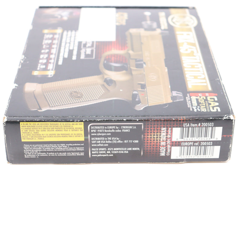 【中古即納】[MIL] cybergun(サイバーガン) ガスブローバック FN FNX-45 タクティカル FDE フラットダークアース(FNX-45-FDE) (18歳以上専用)(20110731)