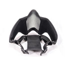 【中古即納】[MIL] ノーブランド ハーフメッシュマスク BK(ブラック/黒)(20150223)