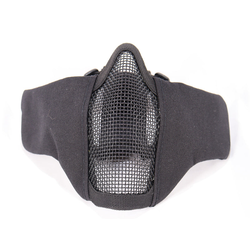 【中古即納】[MIL] ノーブランド ハーフメッシュマスク BK(ブラック/黒)(20150223)