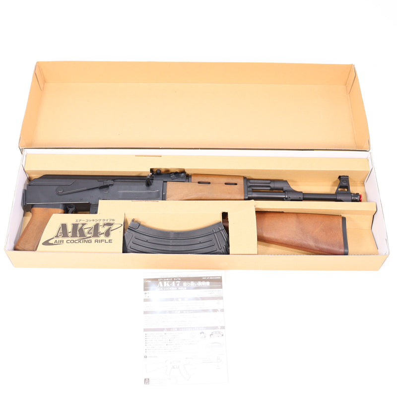 【中古即納】[MIL] クラウンモデル エアーコッキングライフル AK47 (10歳以上専用)(20211221)